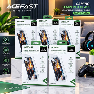 ACEFAST iP 18 Pro Max Gaming full screen HD frosted tempered glass (PA2)