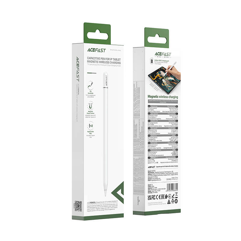 ACEFAST V3 Universal pen for iPad Wireless Charging