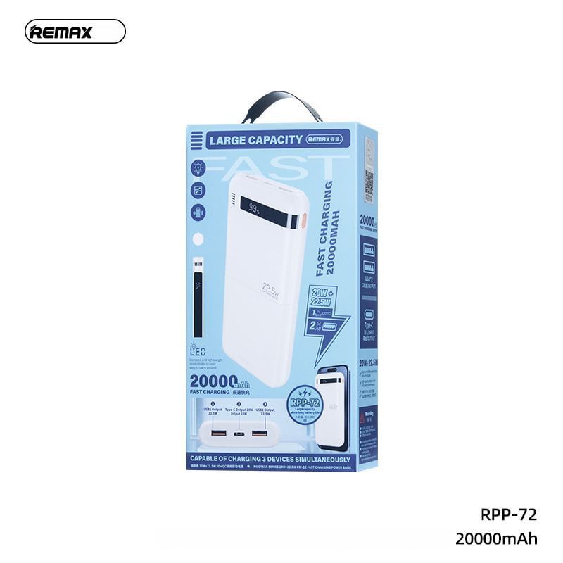 REMAX RPP-72 20W+22.5W 20000mAh