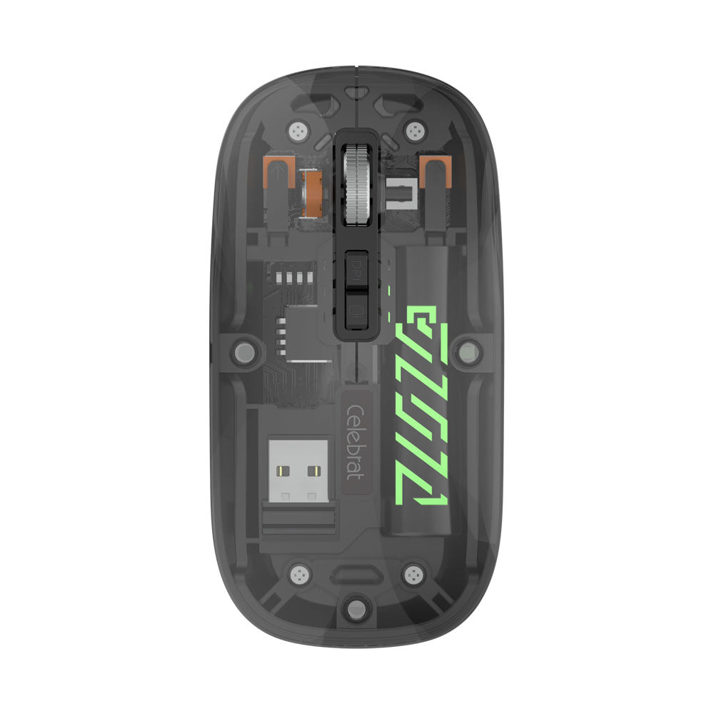 Celebrat Dual-Mode Wireless Silent Computer Mouse MO-01