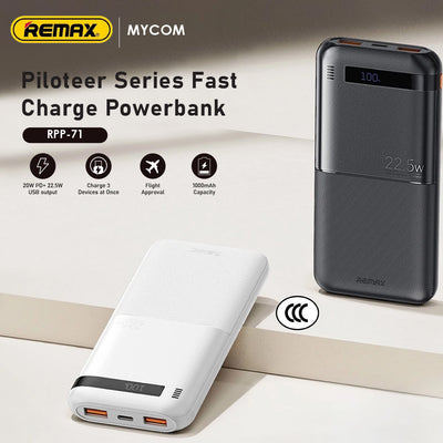 REMAX RPP-71 22.5W 10000mAh Fast Charging