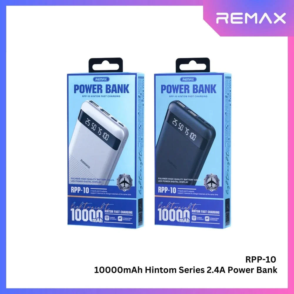 REMAX POWER BANK RPP-10 10000mAh Fast Charging