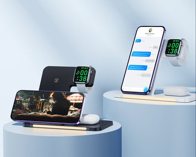 REMAX 22W 3-in-1 Foldable Wireless Charging Station RP-W70