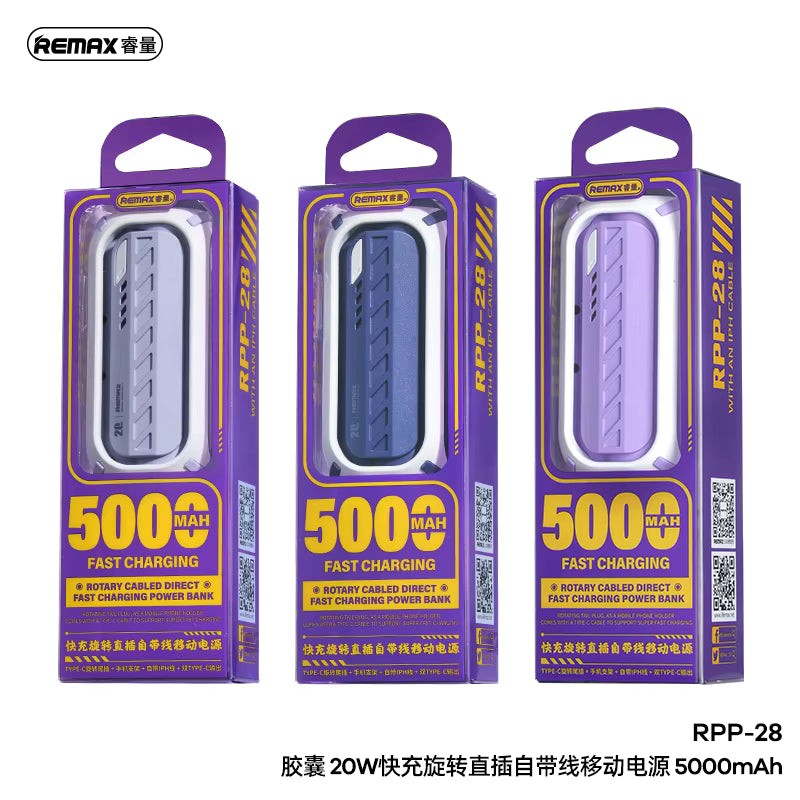 REMAX POWER BANK RPP-28 20W 5000mAh
