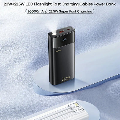 REMAX POWER BANK FC-12 20+22.5W LED 20000mAh