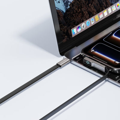 ACEFAST C31-03 USB-C to USB-C 240W charging data cable with digital display