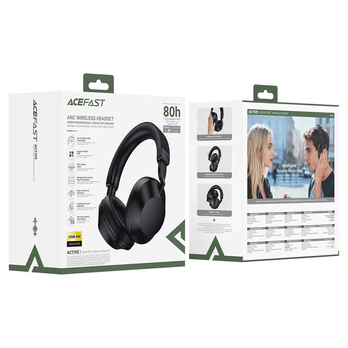 ACEFAST Hybrid ANC Wireless Headset H14