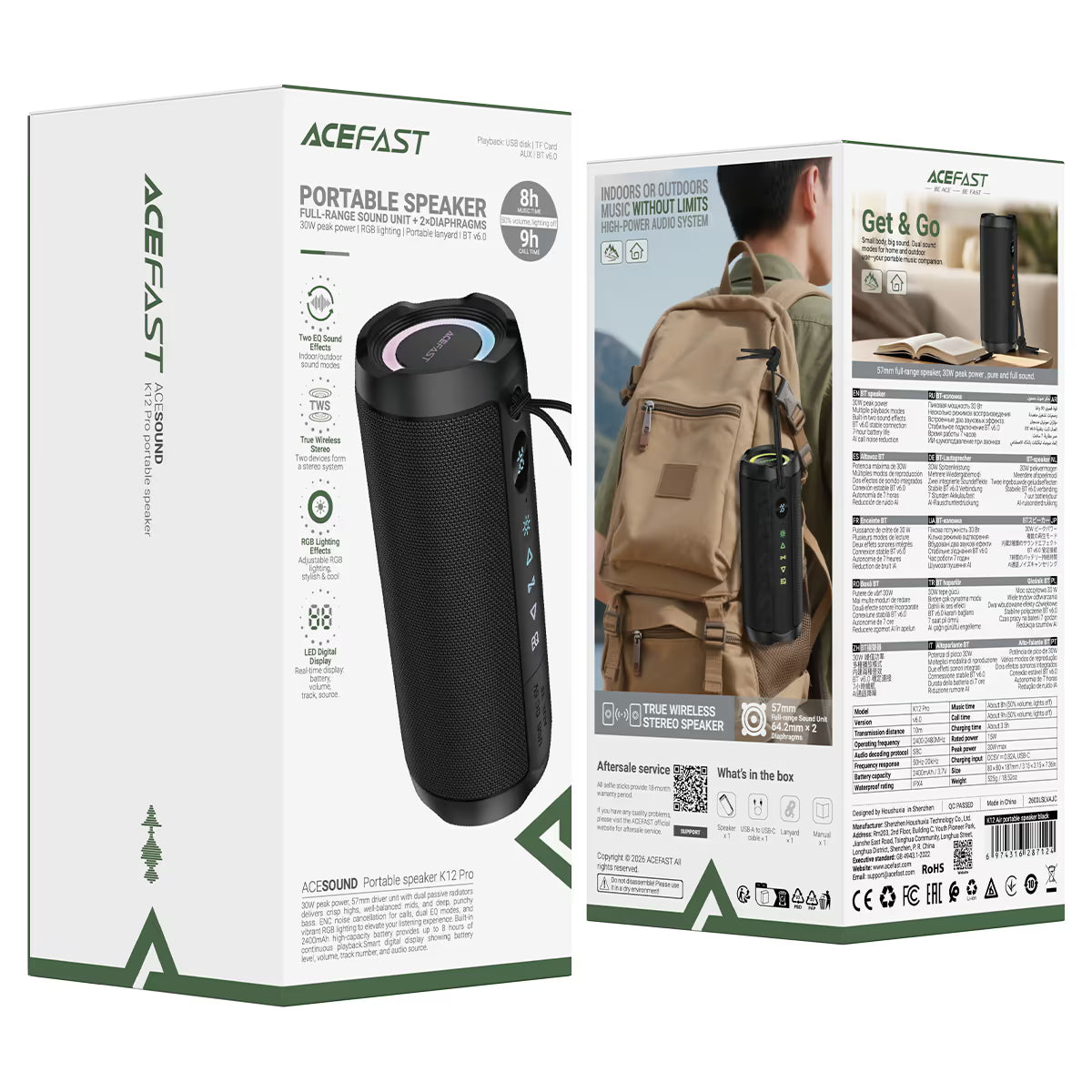 ACEFAST K12 Pro Portable Speaker