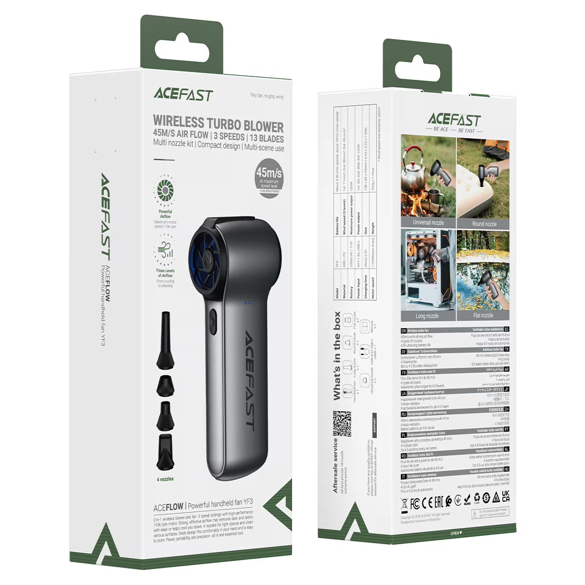 ACEFAST Portable Fan YF3