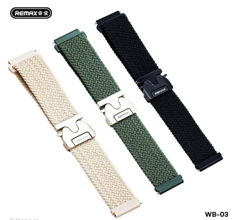 REMAX Parachute Buckle Universal Braided Watch Band 22mm WB-03