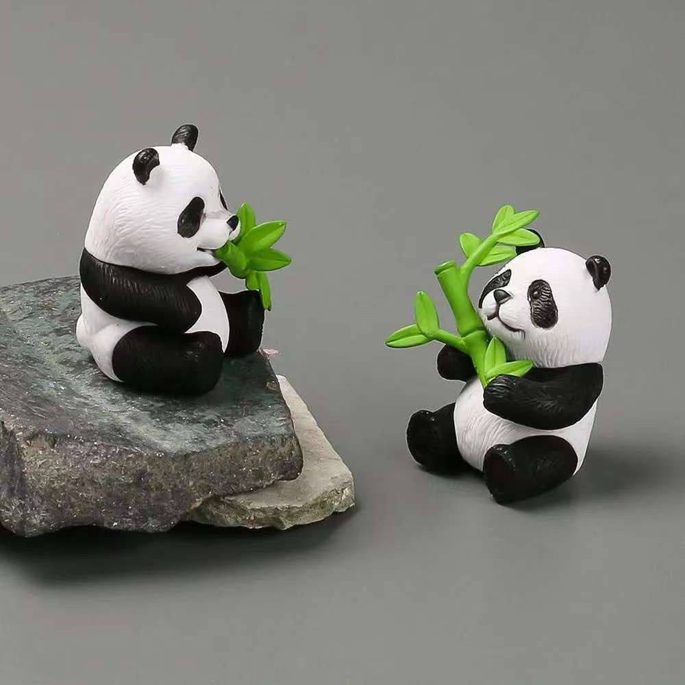 Micro Scenery Creativity Mini Panda Figurines