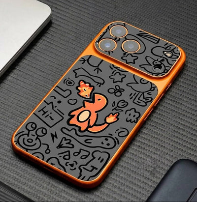 iPhone 17 Pro Max Doodle-Style Charmander Phone Case
