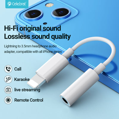 Celebrat Lightning to 3.5mm Audio Conversion Cable AU-07