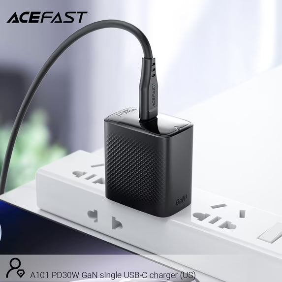 ACEFAST A101 PD30W GaN single USB-C charger (US)