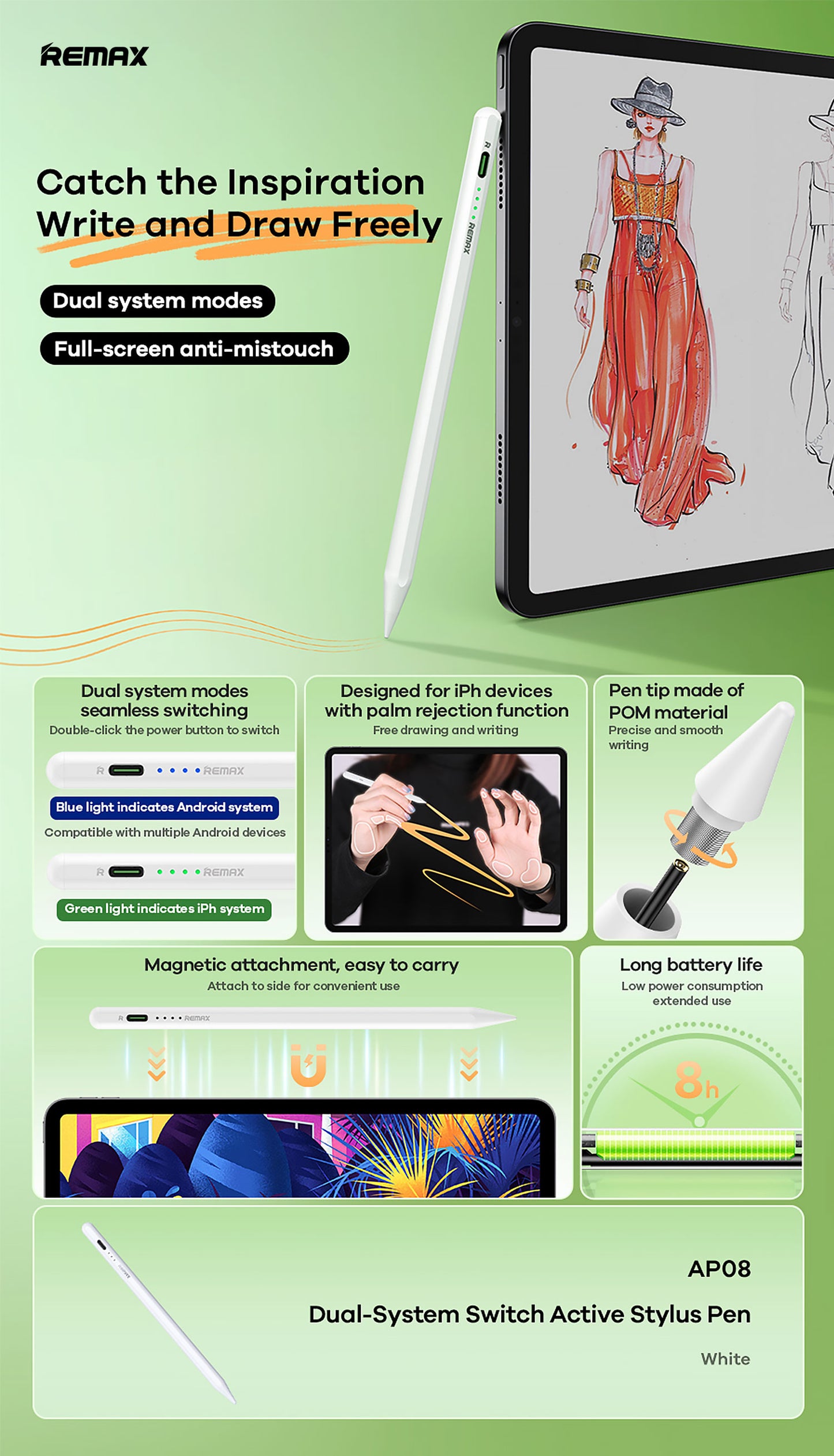 REMAX STYLUS Pen AP08