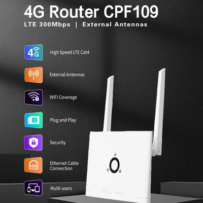 4G LTE Smart Router 300 Mbps CPF109