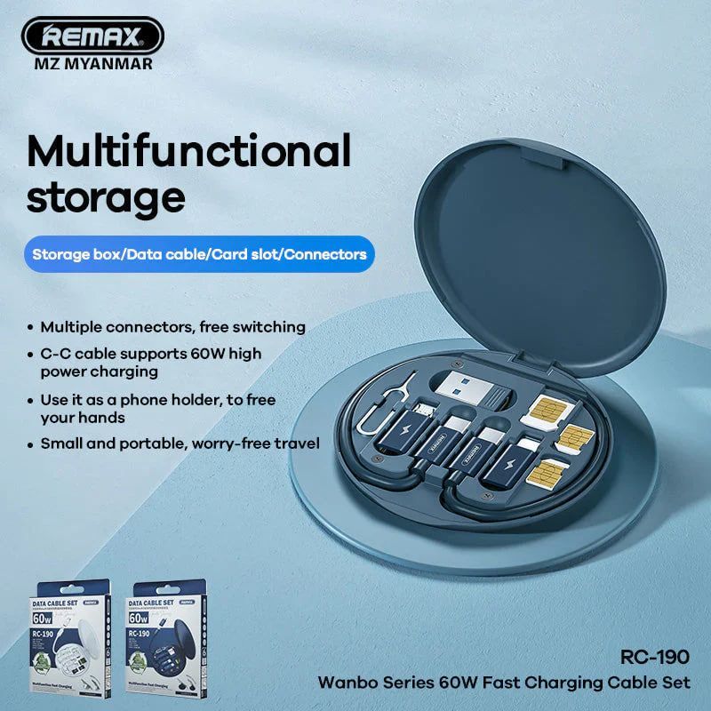 REMAX Wanbo Series 60W Cable Set RC-190