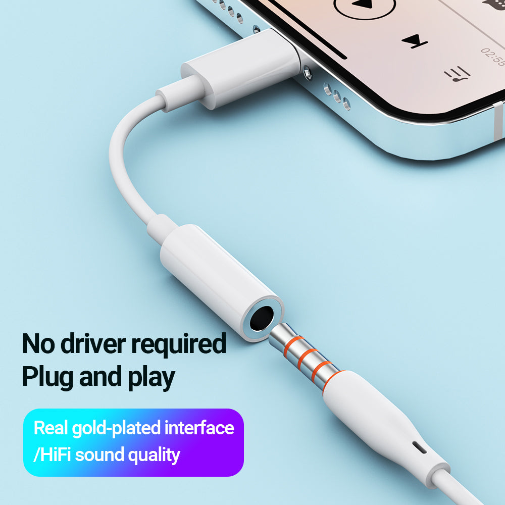 Celebrat Lightning to 3.5mm Audio Conversion Cable AU-07