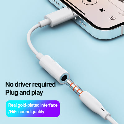 Celebrat Lightning to 3.5mm Audio Conversion Cable AU-07
