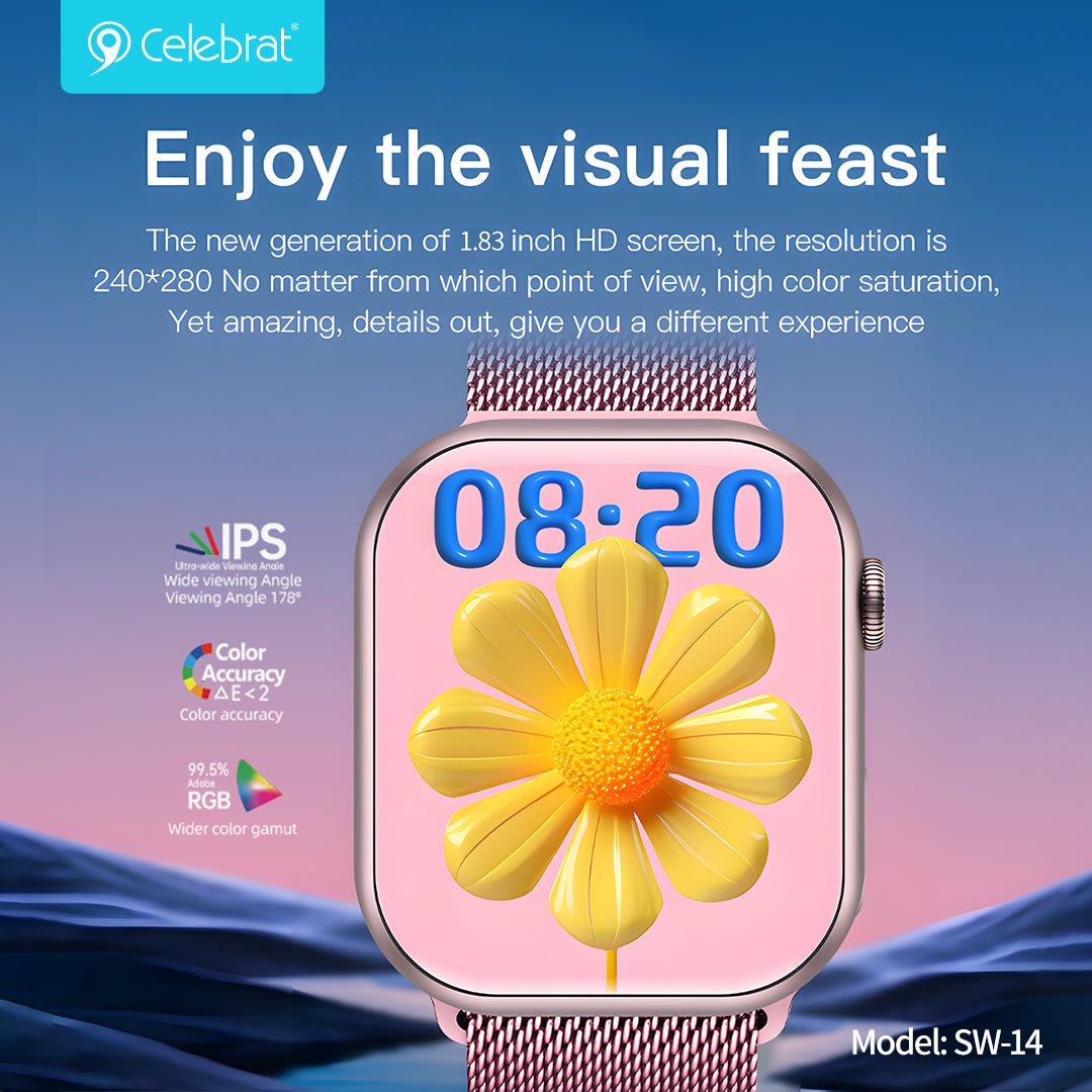 Celebrat SW-14 Smartwatch With Exquisite Design