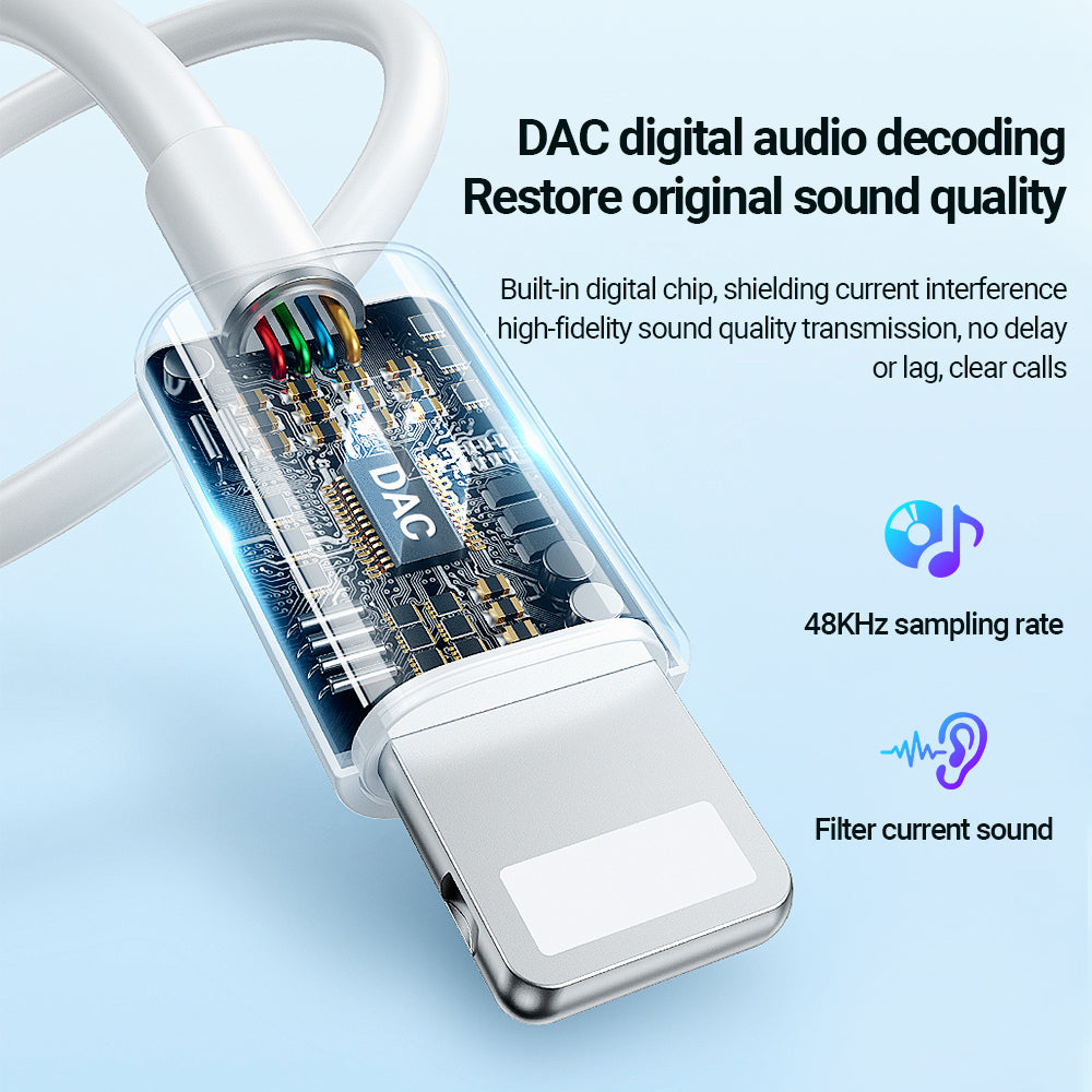 Celebrat Lightning to 3.5mm Audio Conversion Cable AU-07