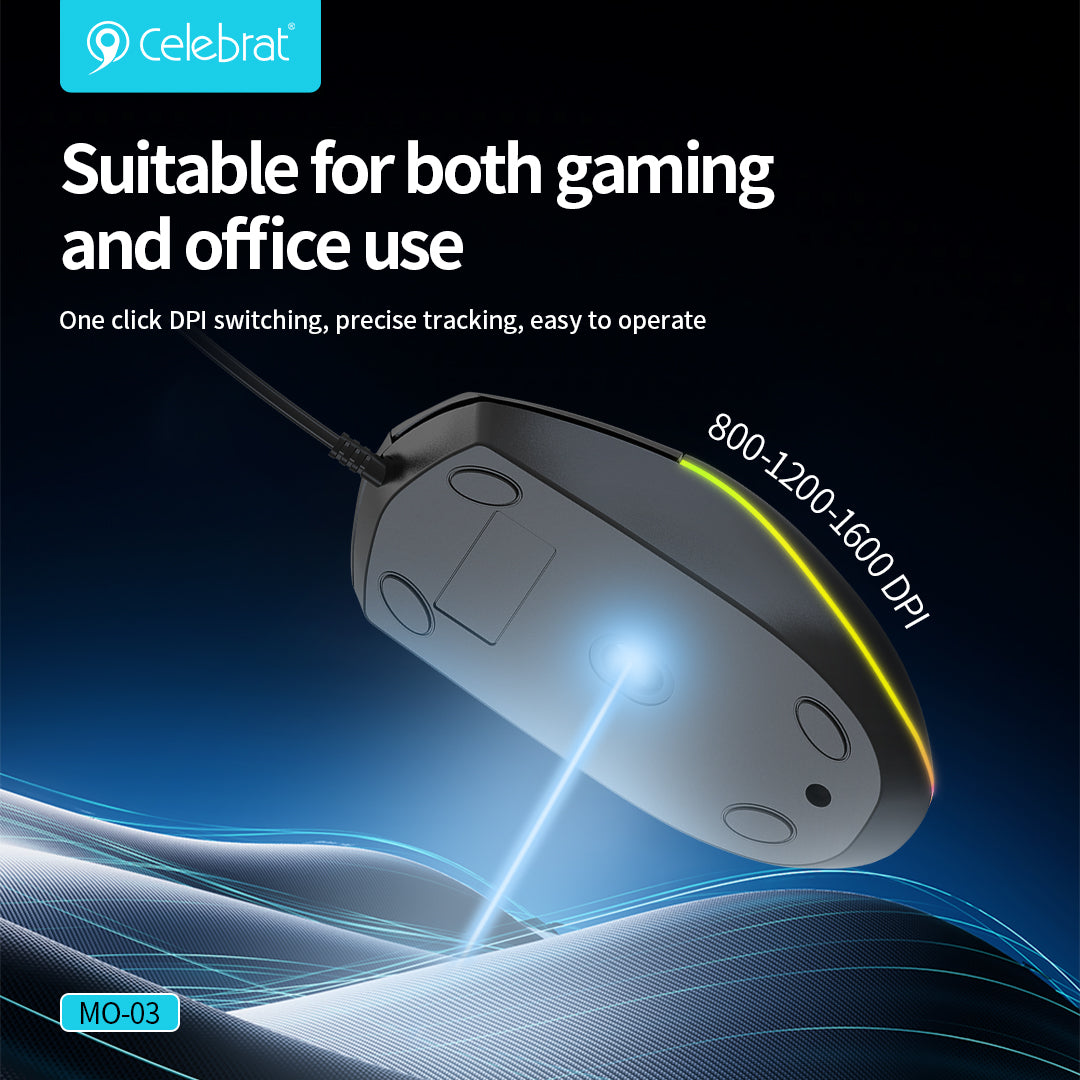 Celebrat RGB Office & Gaming Mouse MO-03