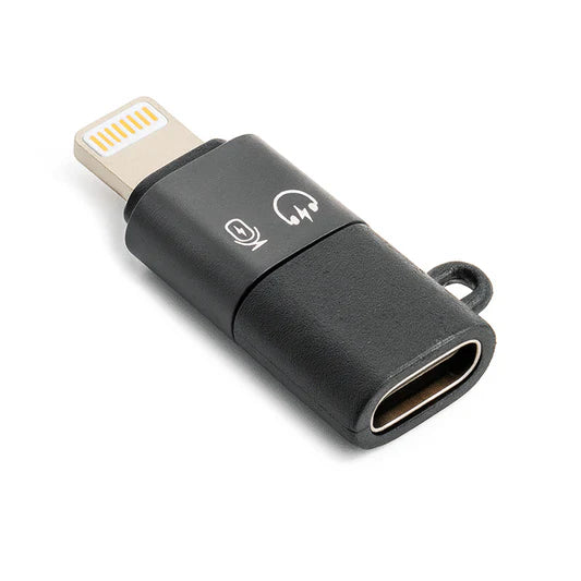 USB-C Female to Lightning Male OTG Audio Adapter