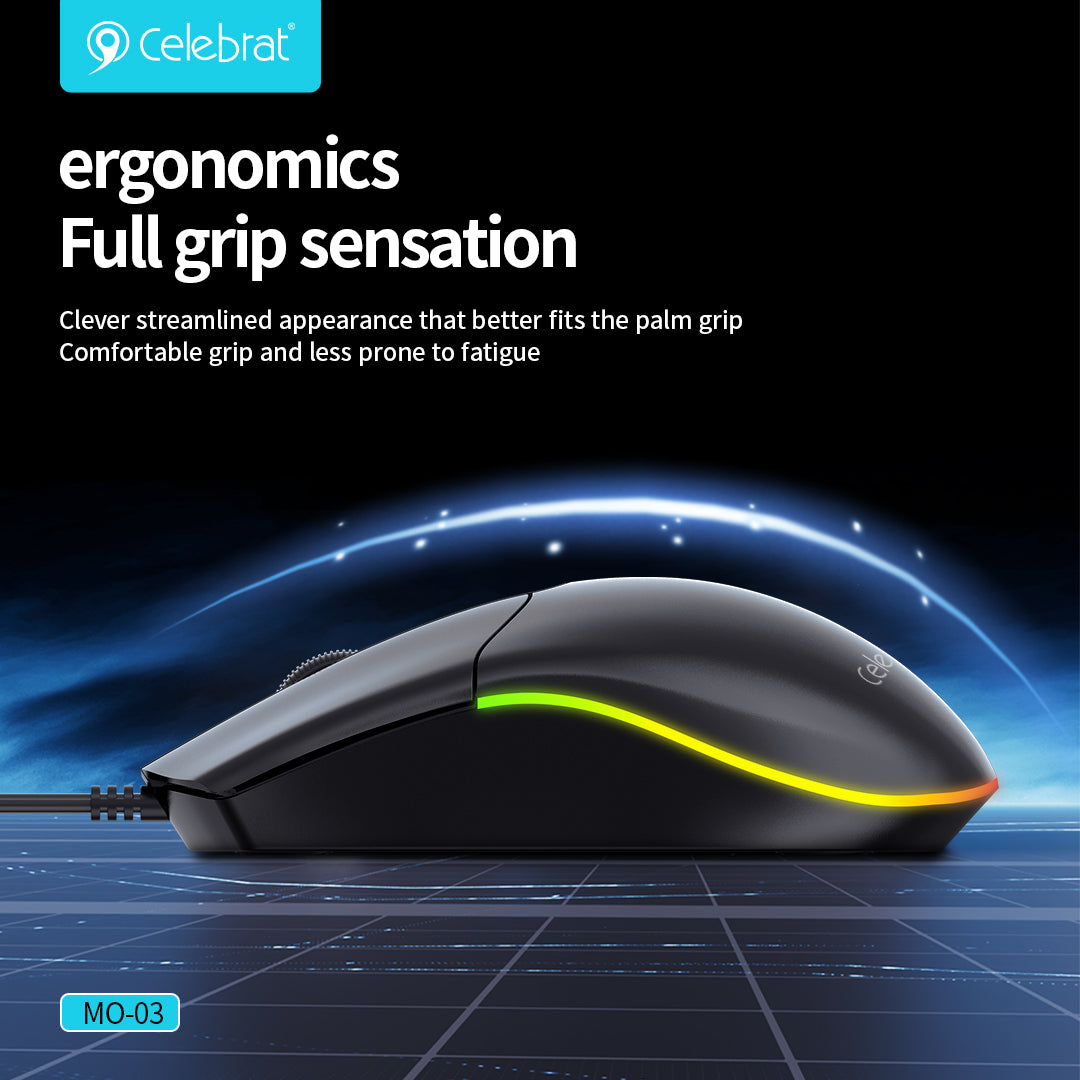 Celebrat RGB Office & Gaming Mouse MO-03