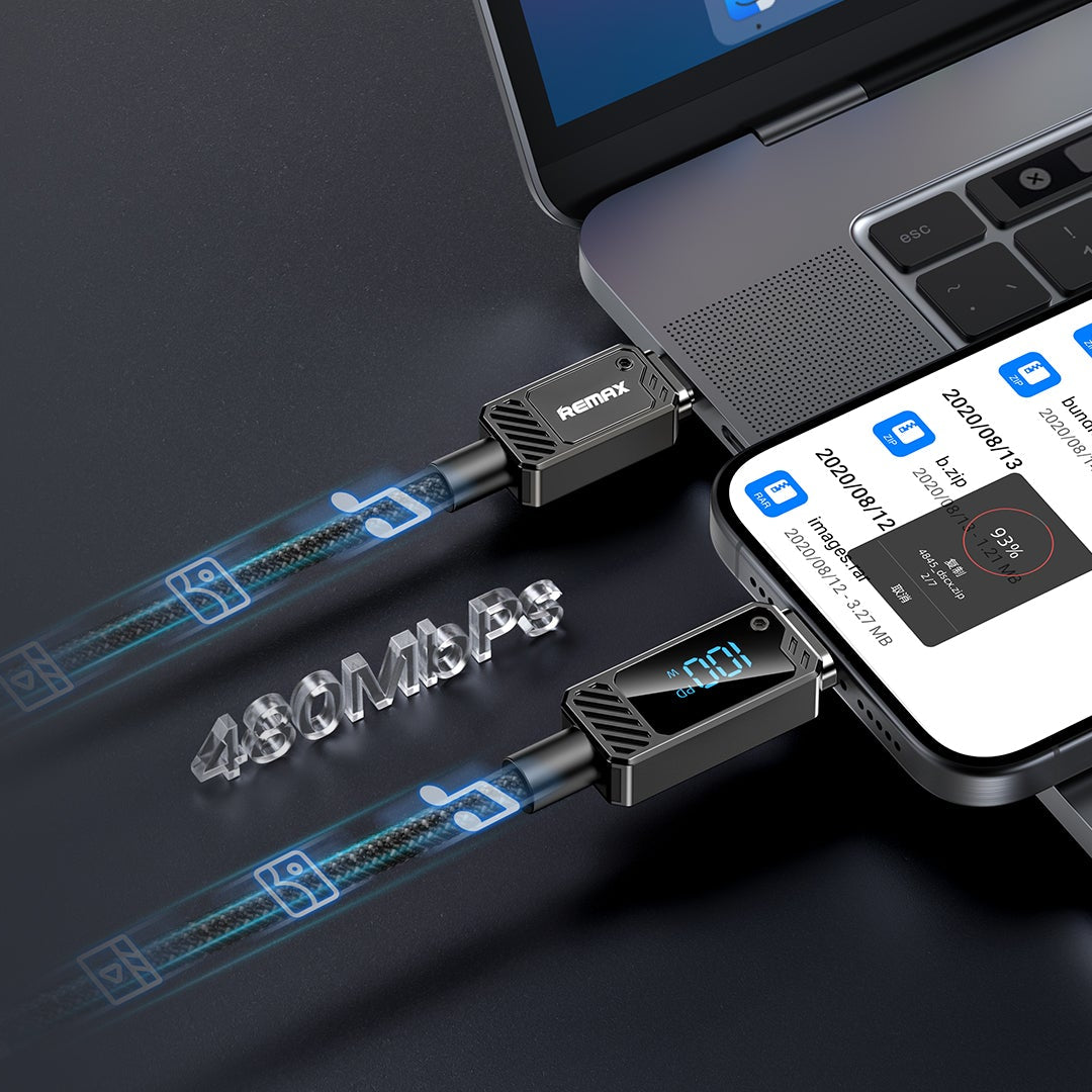 REMAX Display Cable 100W USB C to C 1.2m RC-C069