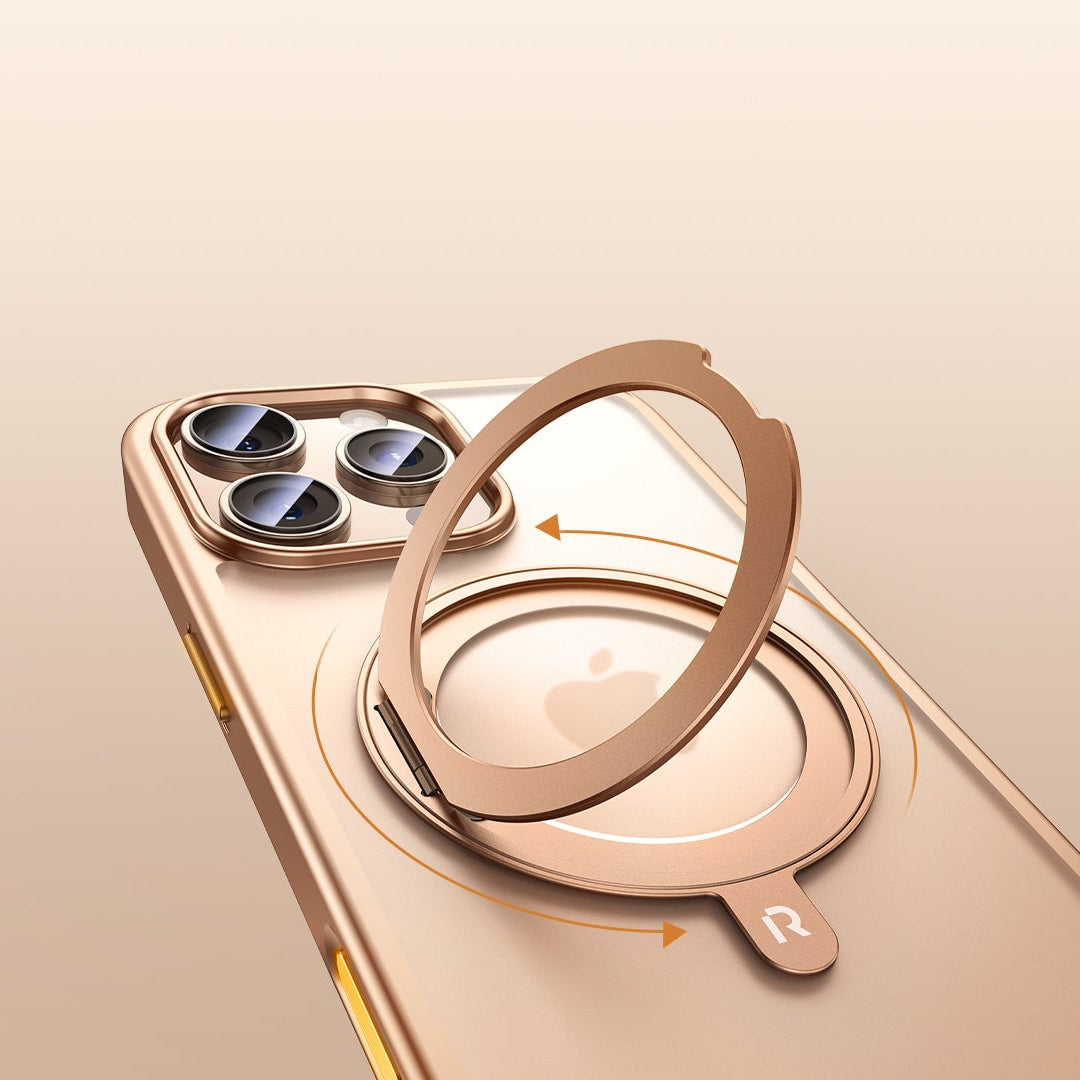 Fully enclosed capacitor button 360°  decompression holder phone case RM-1620