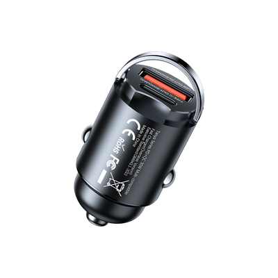 REMAX Ultra-Compact 30W Dual-Port Fast Car Charger RCC359