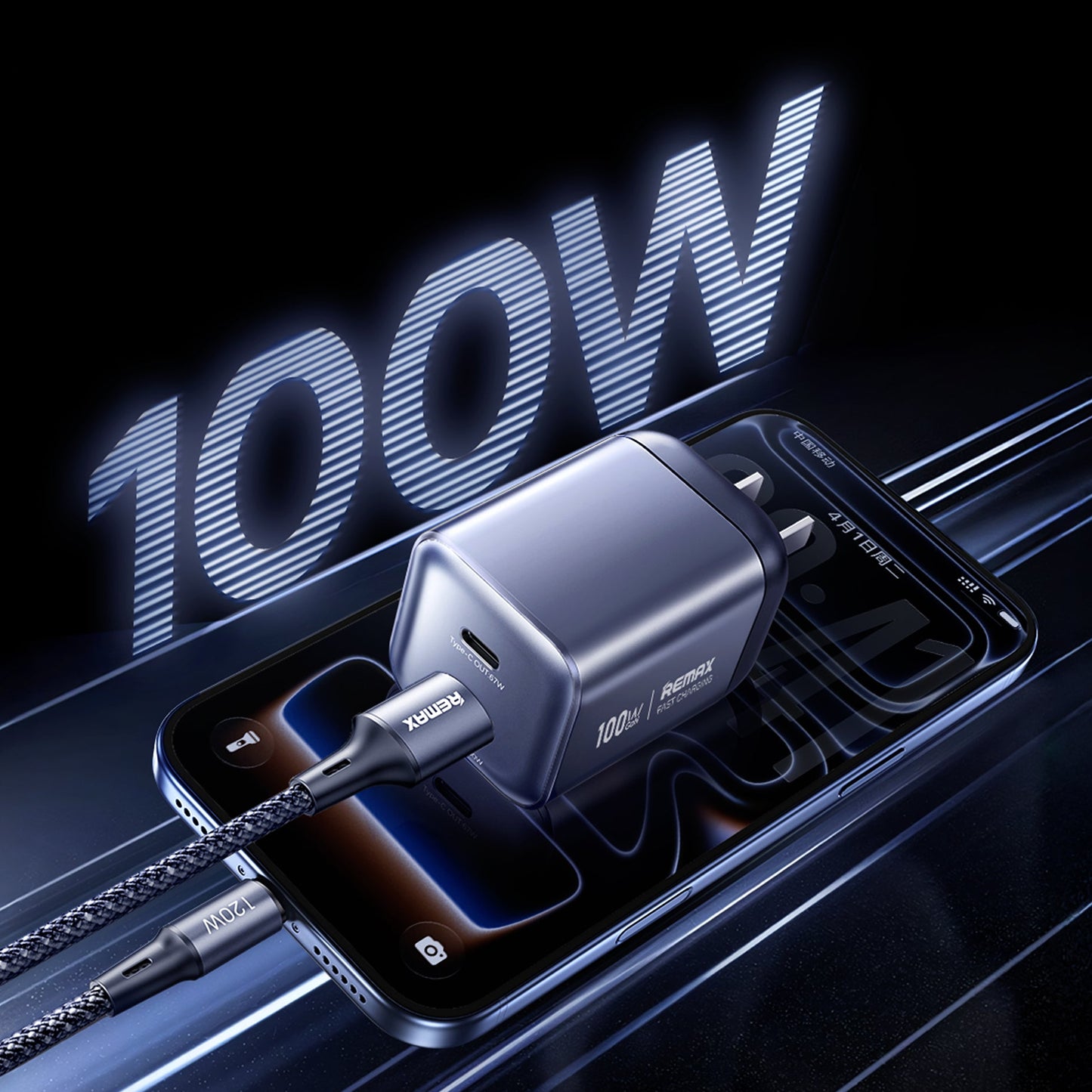 REMAX CA-15 GaN (AC100W) Fast Charger