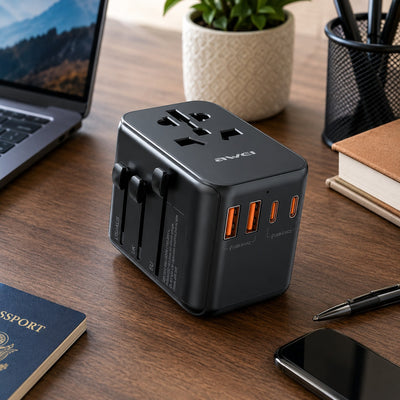 Awei 35W Multi-Port Universal Travel Adapter C-39