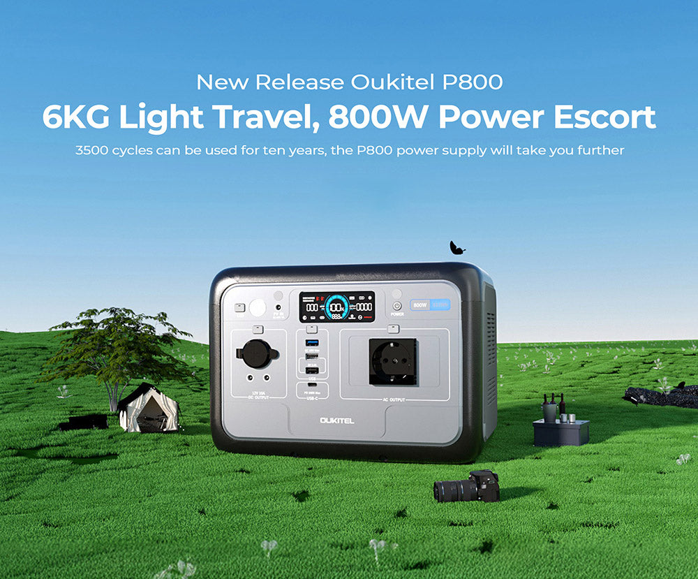 OUKITEL P800 Portable Power Station 800W