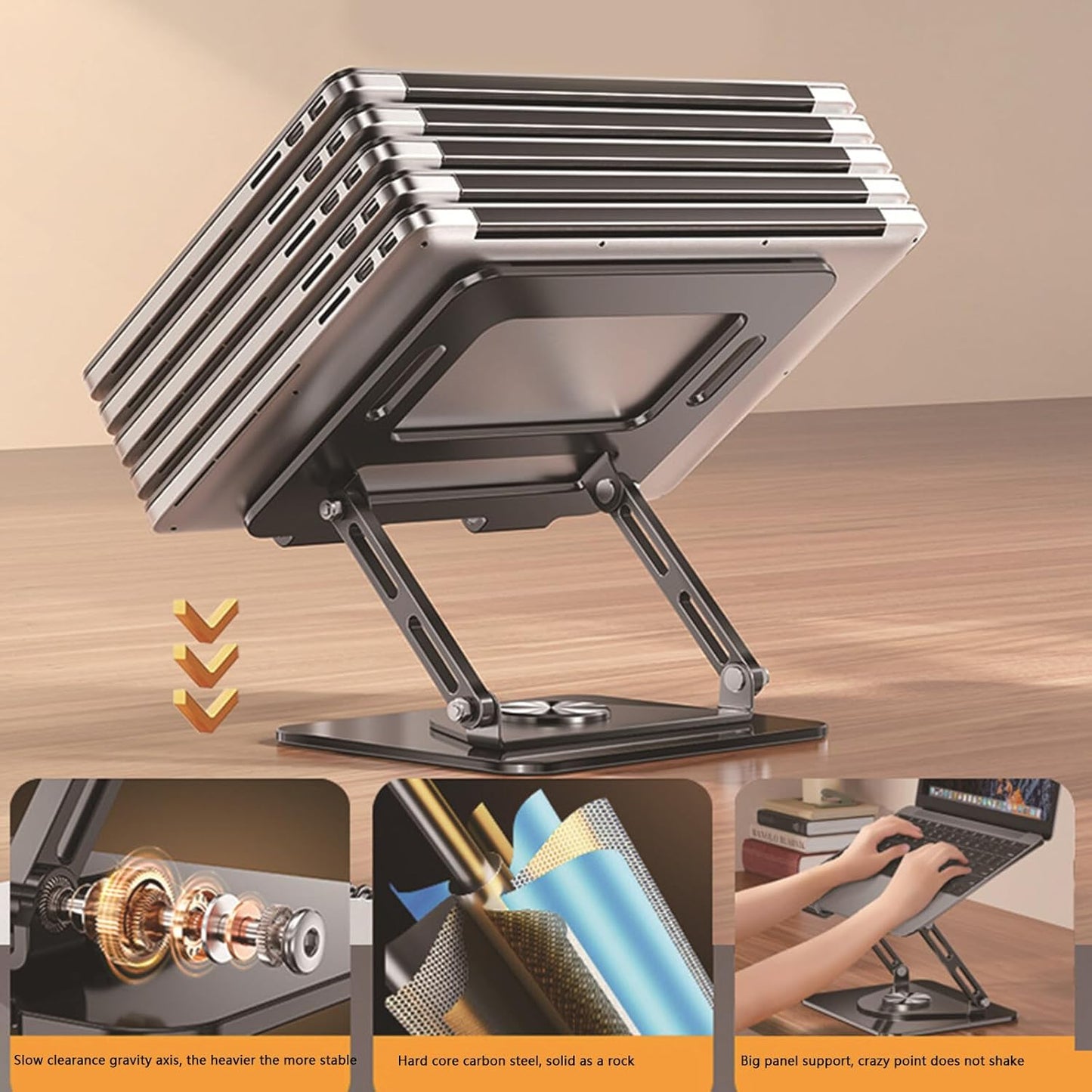 360° Rotatable Ergonomic Laptop and Tablet Stand
