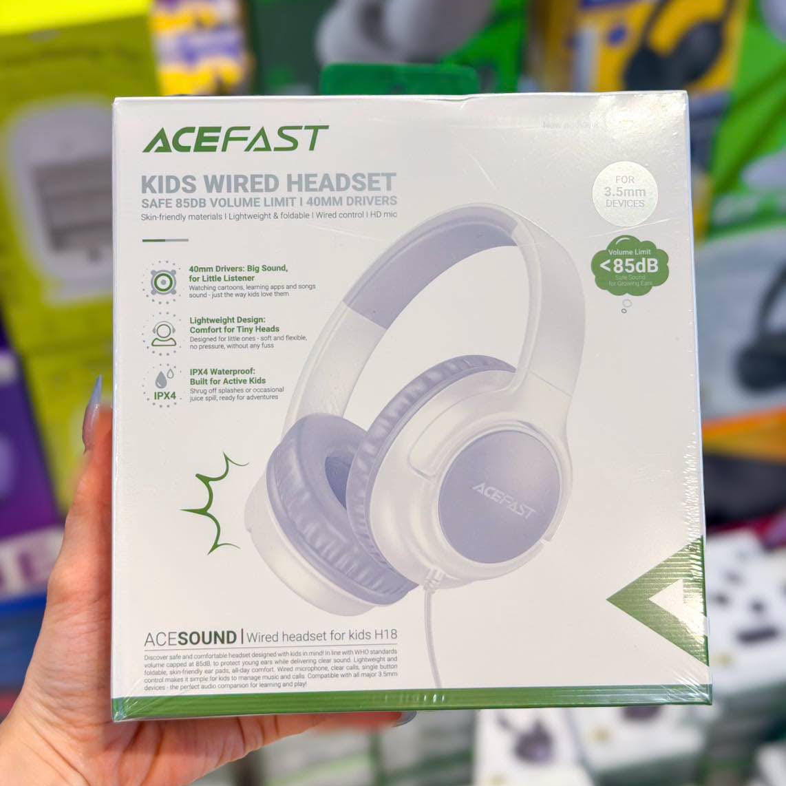 ACEFAST Wired Headset For Kids H18
