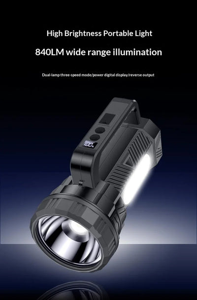 YESIDO TC12 Handheld Led Searchlight