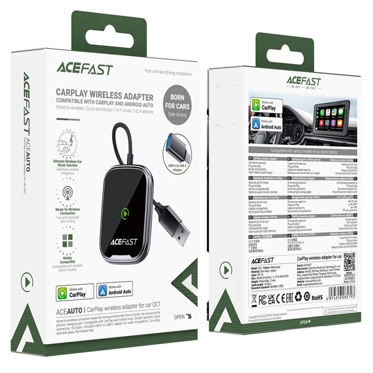 ACEFAST QC1 CarPlay Wireless Adapter