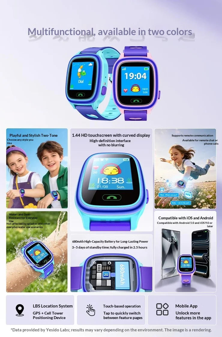 YESIDO IO51 2G Kids Smart Watch
