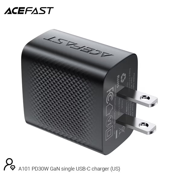 ACEFAST A101 PD30W GaN single USB-C charger (US)