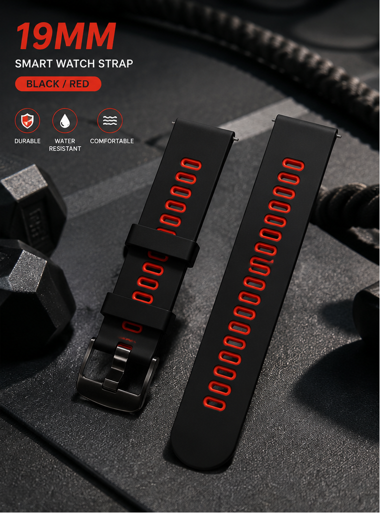 Flexible Silicone Smart Watch Strap