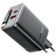 ACEFAST A111 PD67W GaN Charger(2*USB-C+USB-A) With Retractable Cable