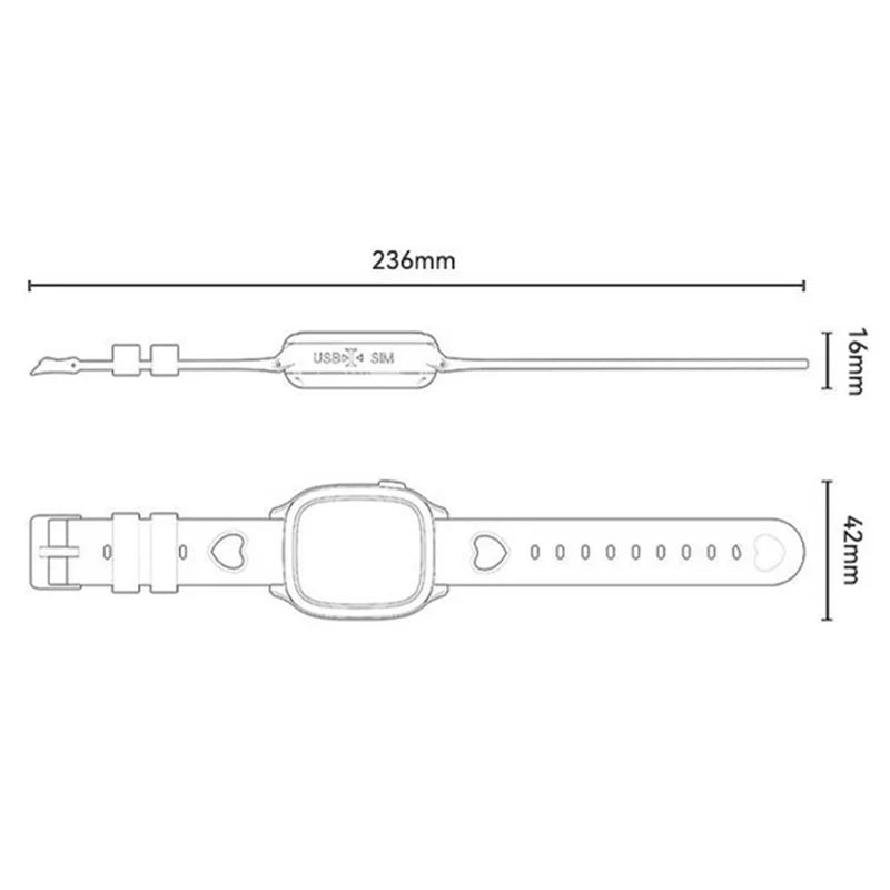 YESIDO IO51 2G Kids Smart Watch