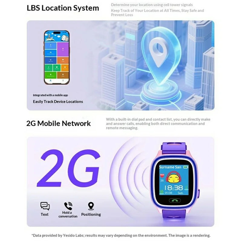 YESIDO IO51 2G Kids Smart Watch