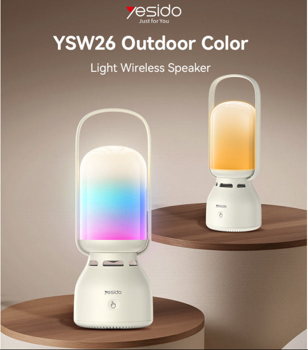 YESIDO YSW26 Outdoor RGB  Bluetooth  Speaker