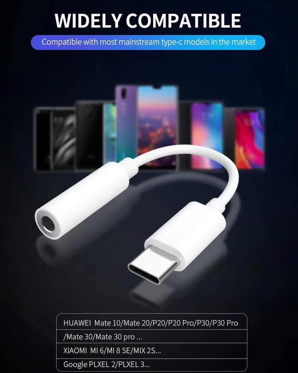 Celebrat Type-C to 3.5mm DAC Adapter Cable D8