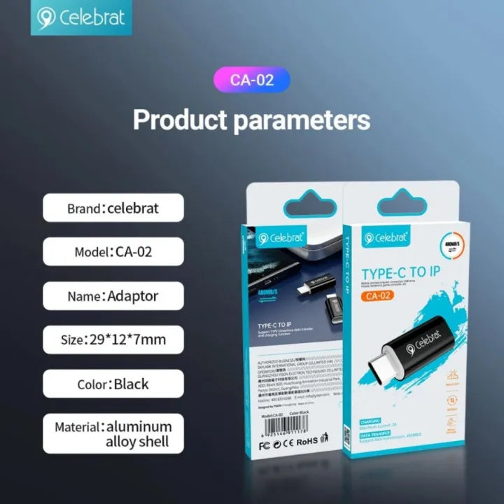 Celebrat USB-C to Lightning On-The-Go (OTG) Adapter CA-02