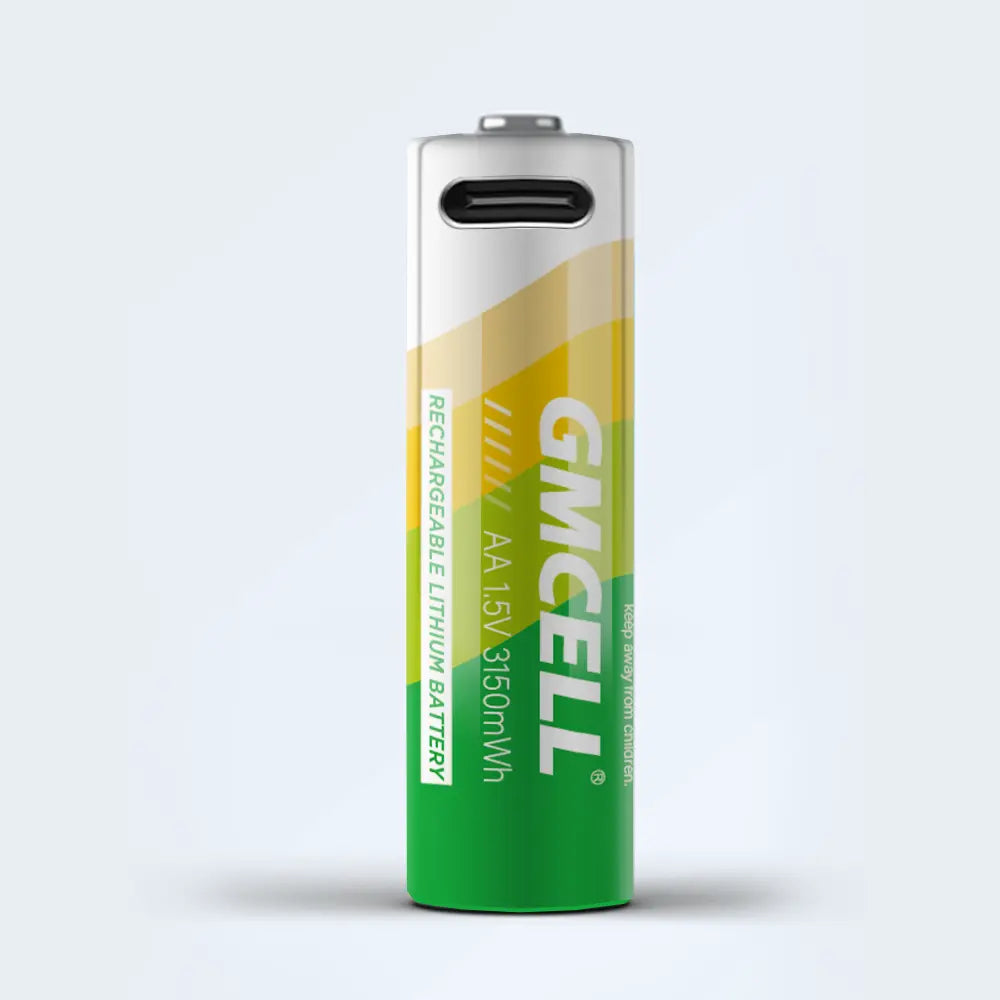 GMCELL AA USB-Type C 3150mWh 1.5V (2-Pack)