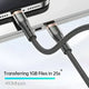 AWEI 100W Type-C to Type-C Data Cable CL-229C