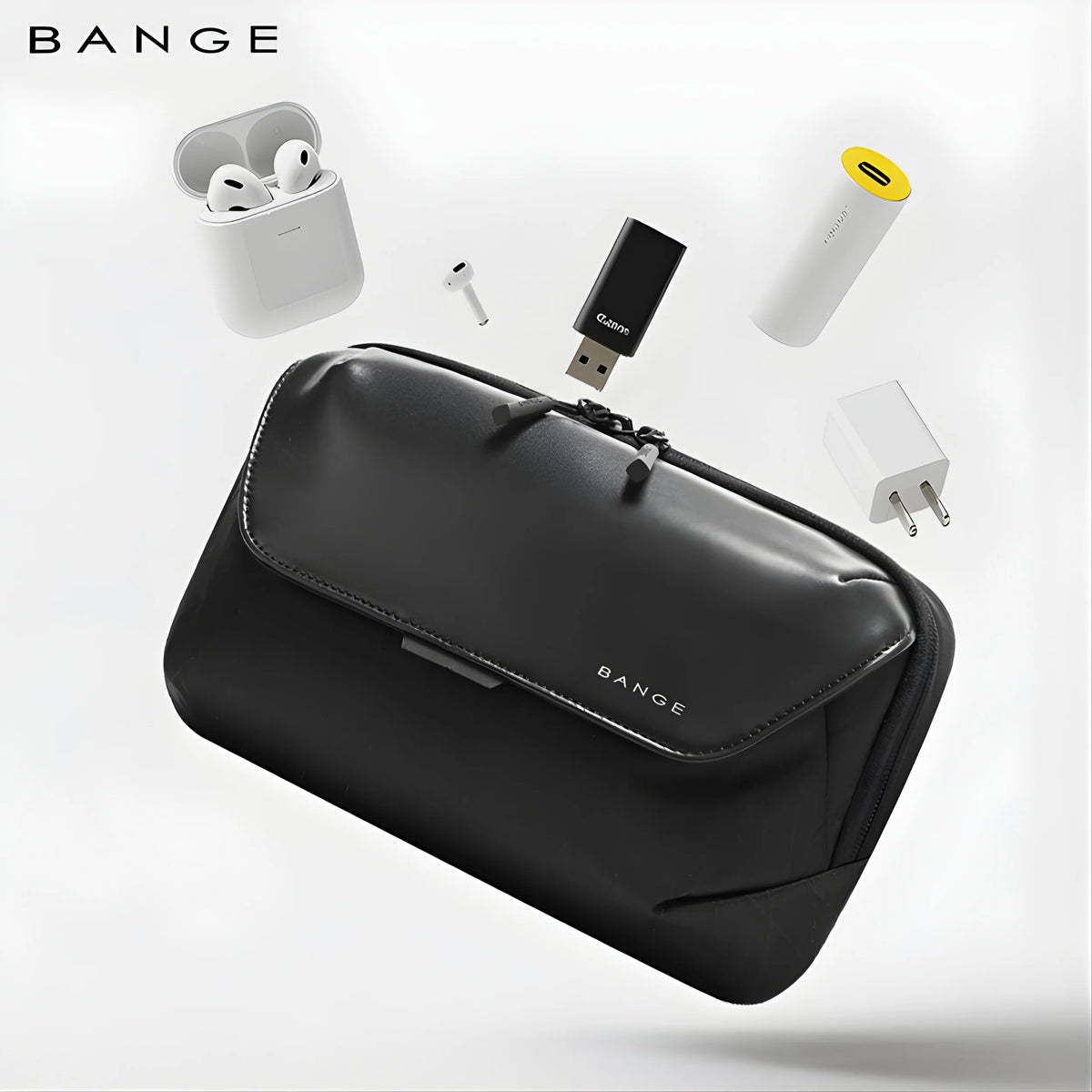 BANGE Vega BG-8133 Ultra-Lightweight, Sleek Water-Resistant Nylon Messenger Crossbody Bag